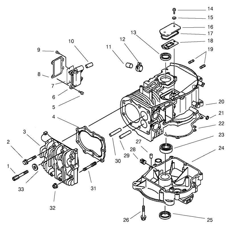 Crankcase (Kawasaki FB460V-MS14)