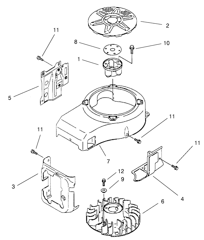 Cooling Equipment Assembly Kawasaki FC420V-ES15