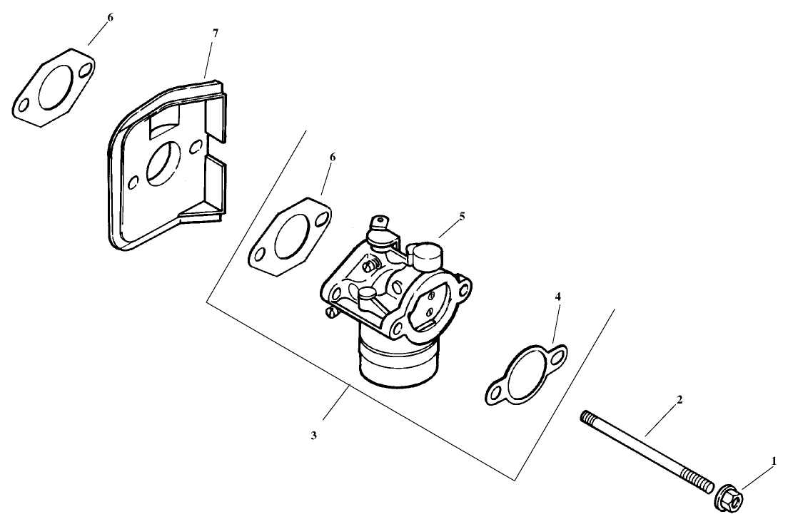 Fuel System Assembly Kohler Model CV15T-41608