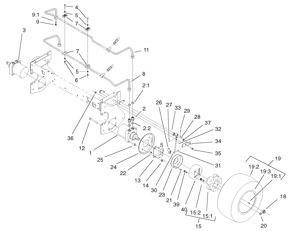 Front Wheel and Brake Assembly