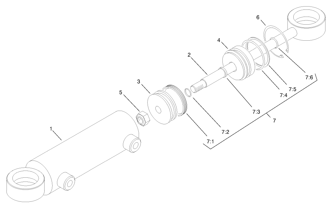 Hydraulic Cylinder Assembly No. 94-8141