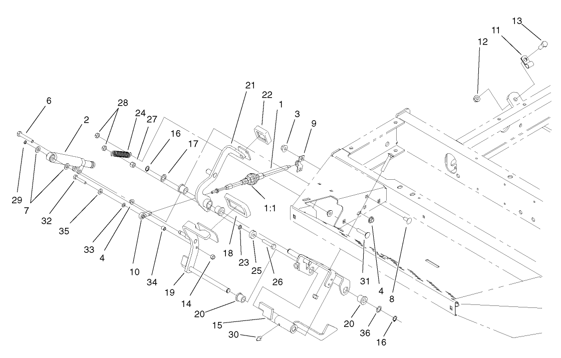 Traction Pedal Assembly