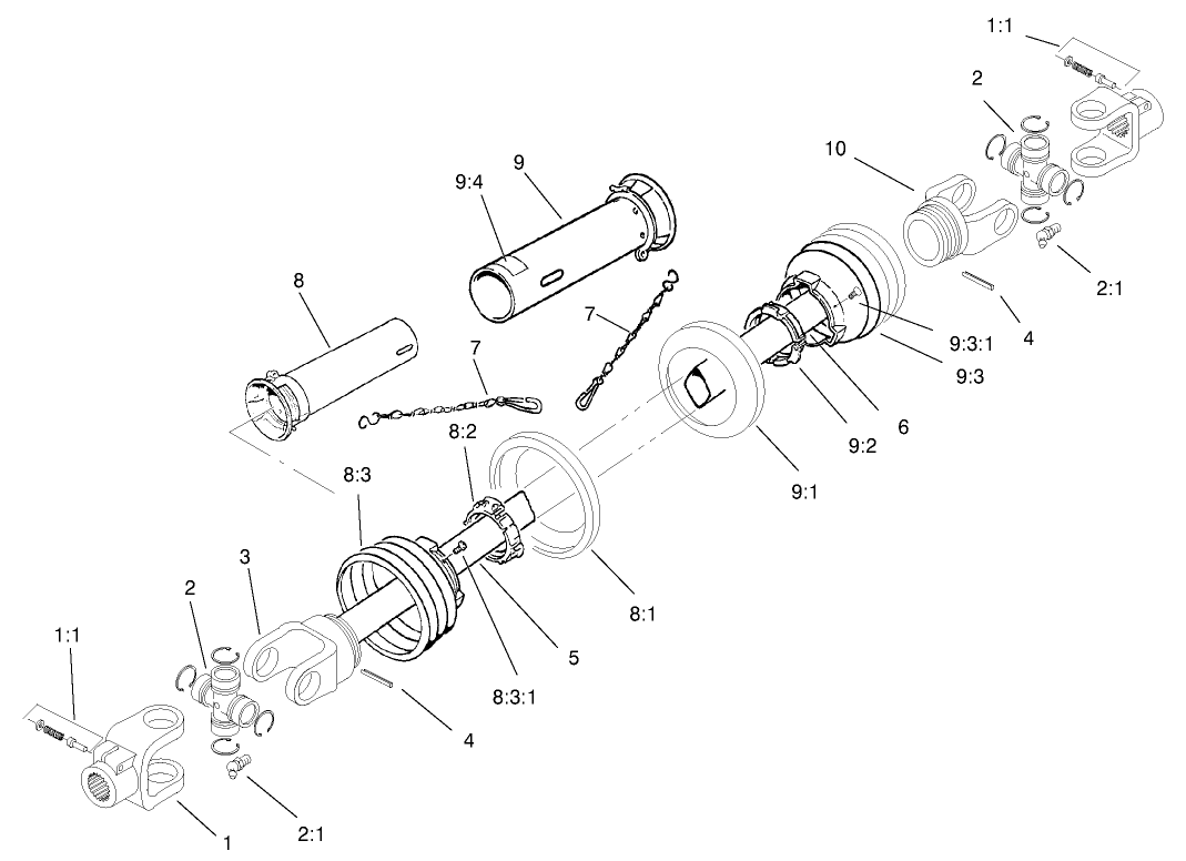 PTO Assembly No. 104-0932