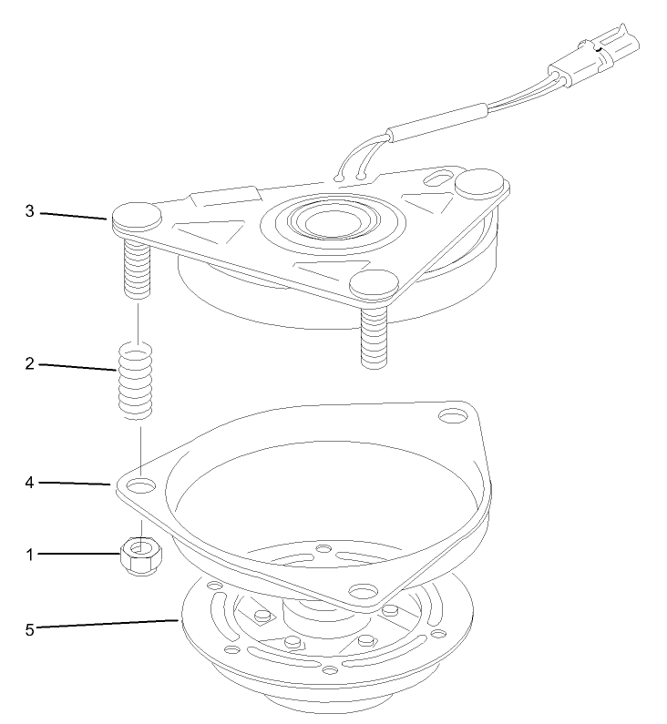 Electric Clutch Assembly No. 86-8160