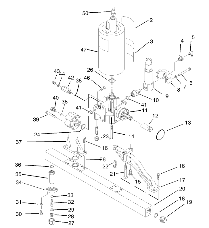Water Manifold and Valve Assembly