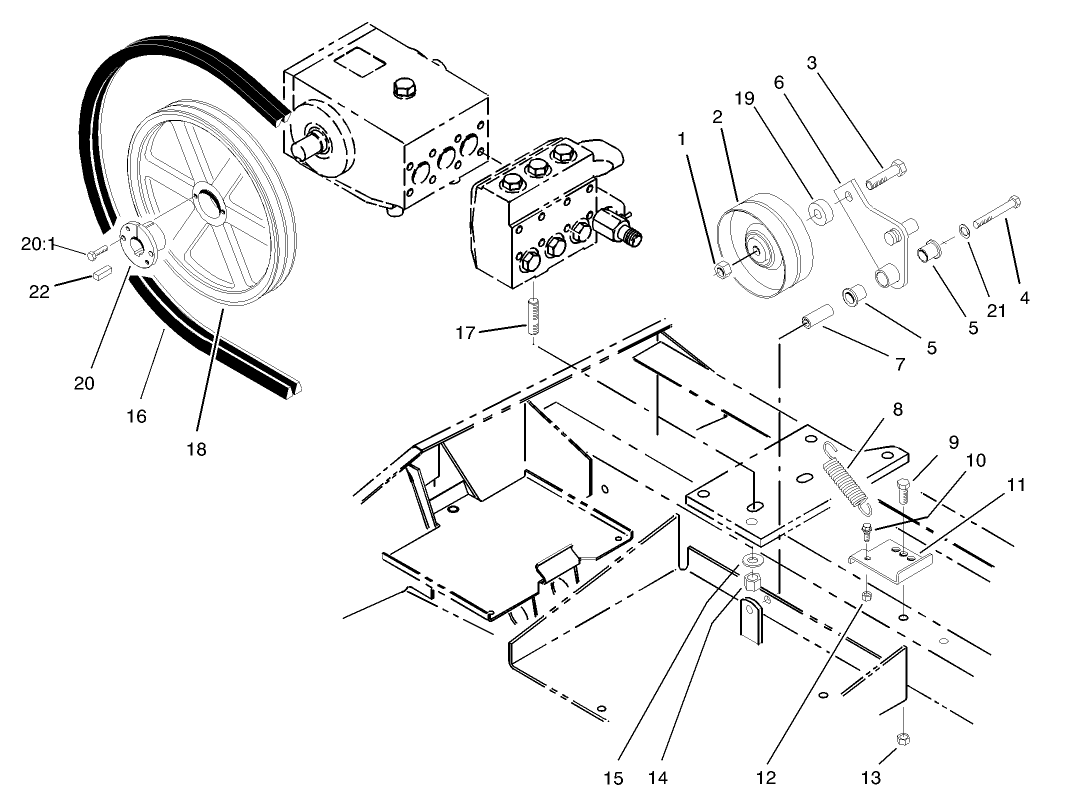 Water Pump Installation Assembly