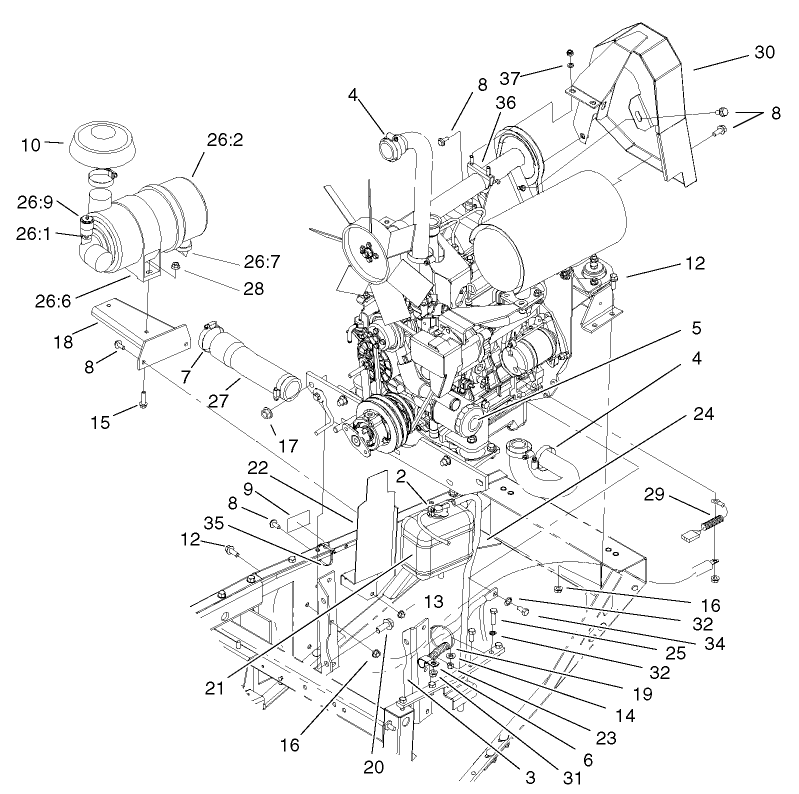 Engine Installation Assembly