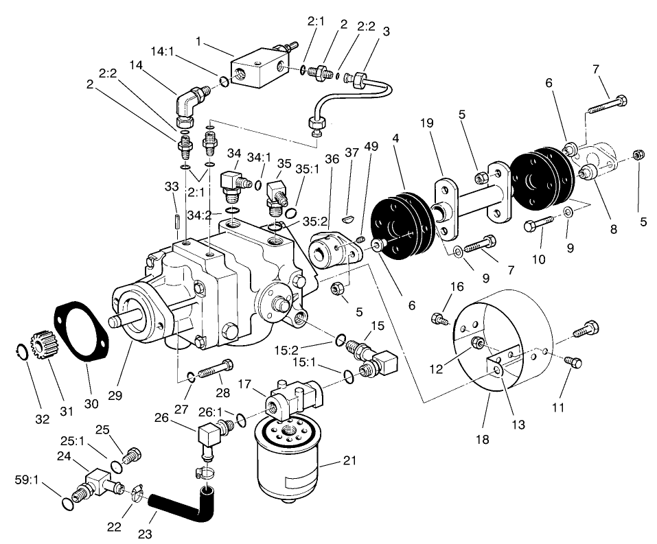 Hydrostatic Transmission Assembly