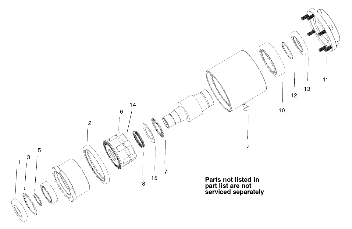 Bi-Directional Clutch Assembly No. 95-6296 (only on: 30631)