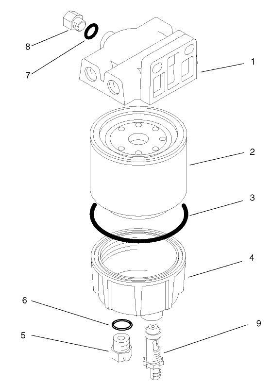 Water and Fuel Filter No. 98-9305