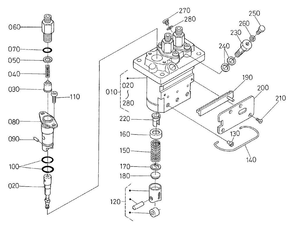 Injection Pump Assembly No. 98-9643