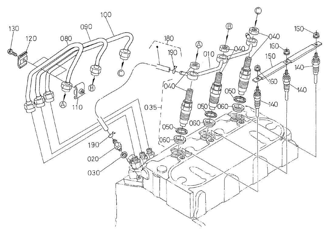 Nozzle Holder Glow Plug Assembly