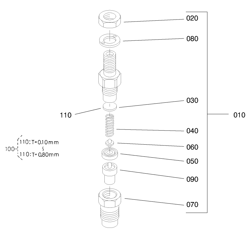 Nozzle Holder Assembly No. 98-9468
