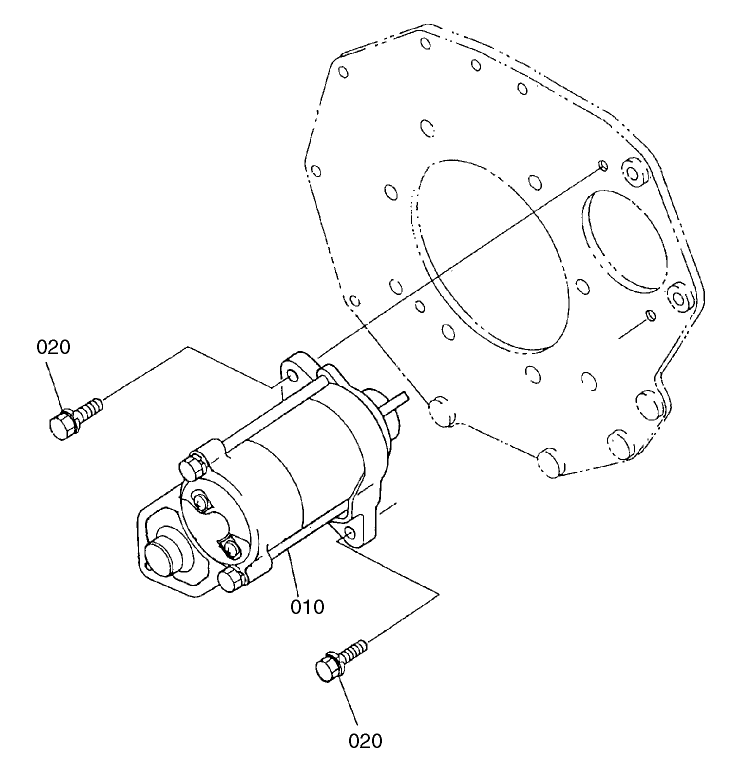 Starter Mount Assembly