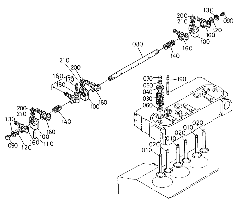 Valve and Rocker Arm Assembly