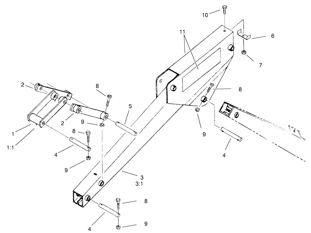 Crown Arm and Linkage Assembly