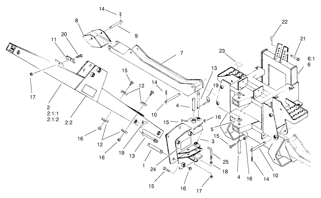 Frame, Boom and Stabilizer Assembly
