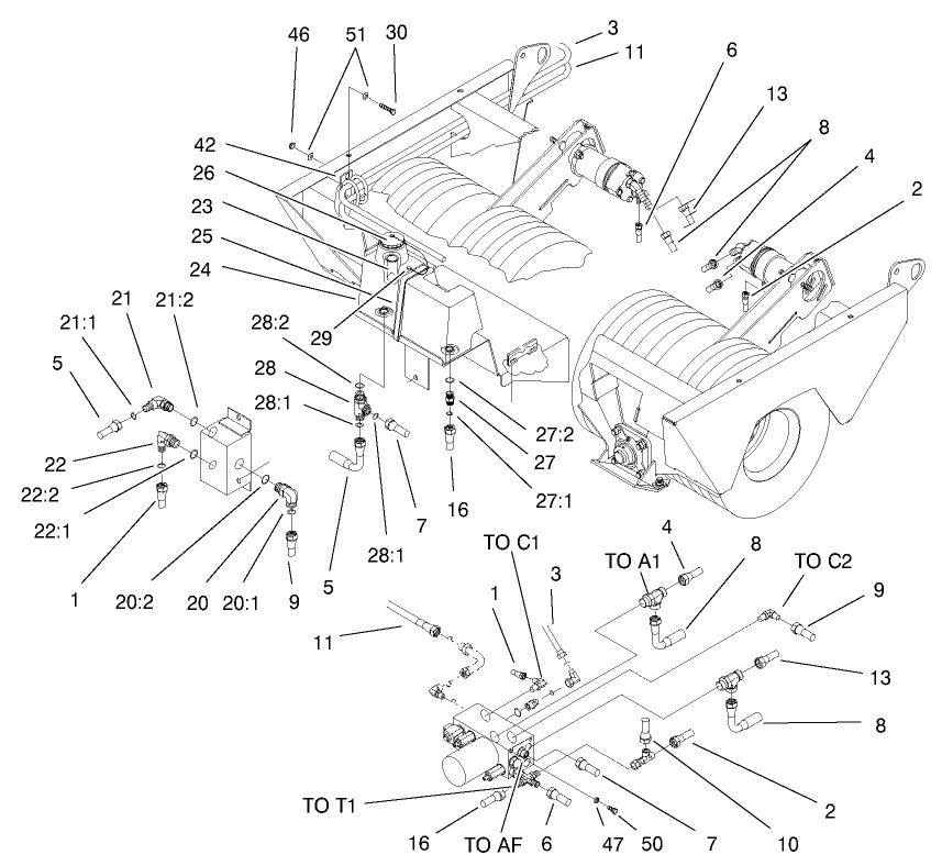 Hydraulics Installation Assembly