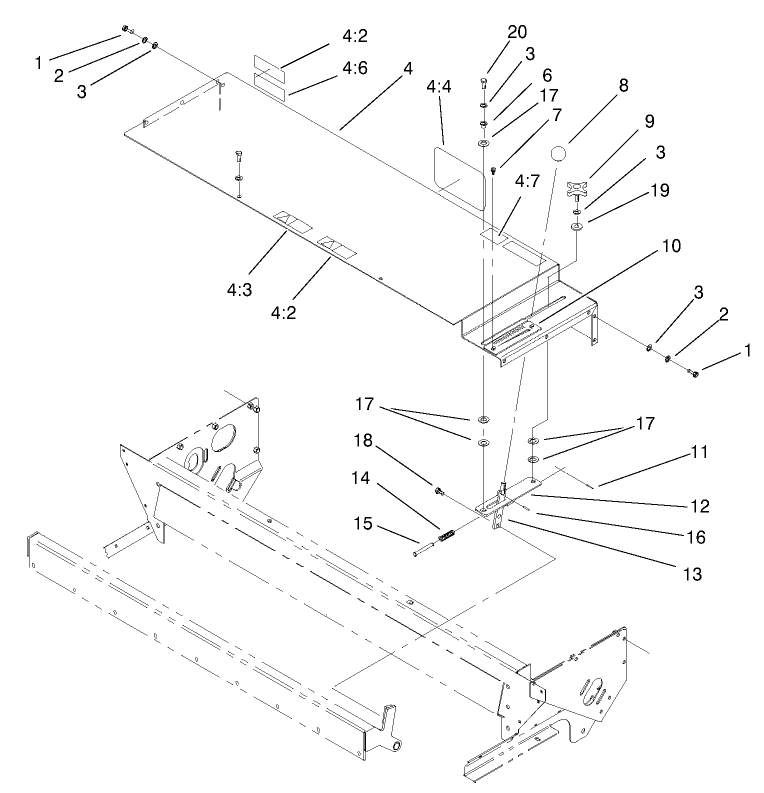 Gate Slide and Brush Guard Assembly