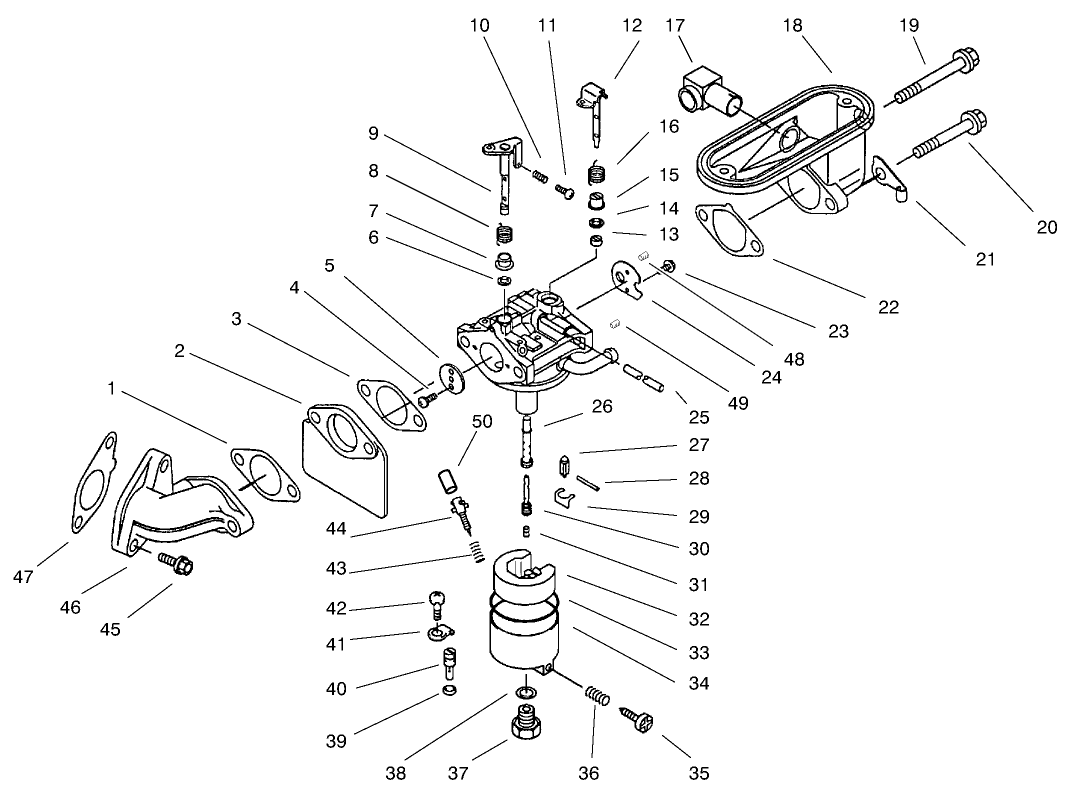 Carburetor Assembly-Kawasaki Model FB460V-LS08