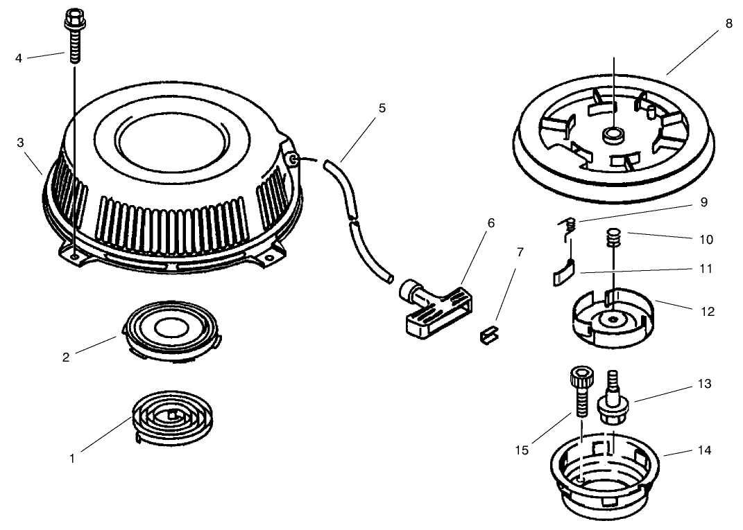Starter Assembly-Kawasaki Model FB460V-LS08