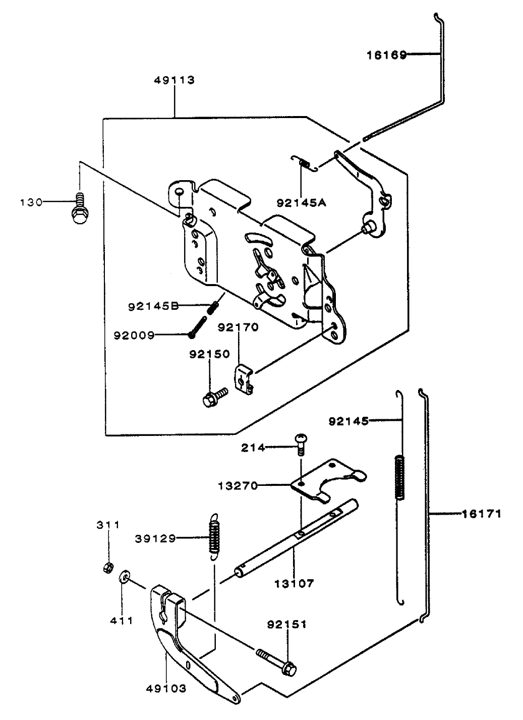 Control Equipment Assembly (Continued) Kawasaki FH500V-AS25