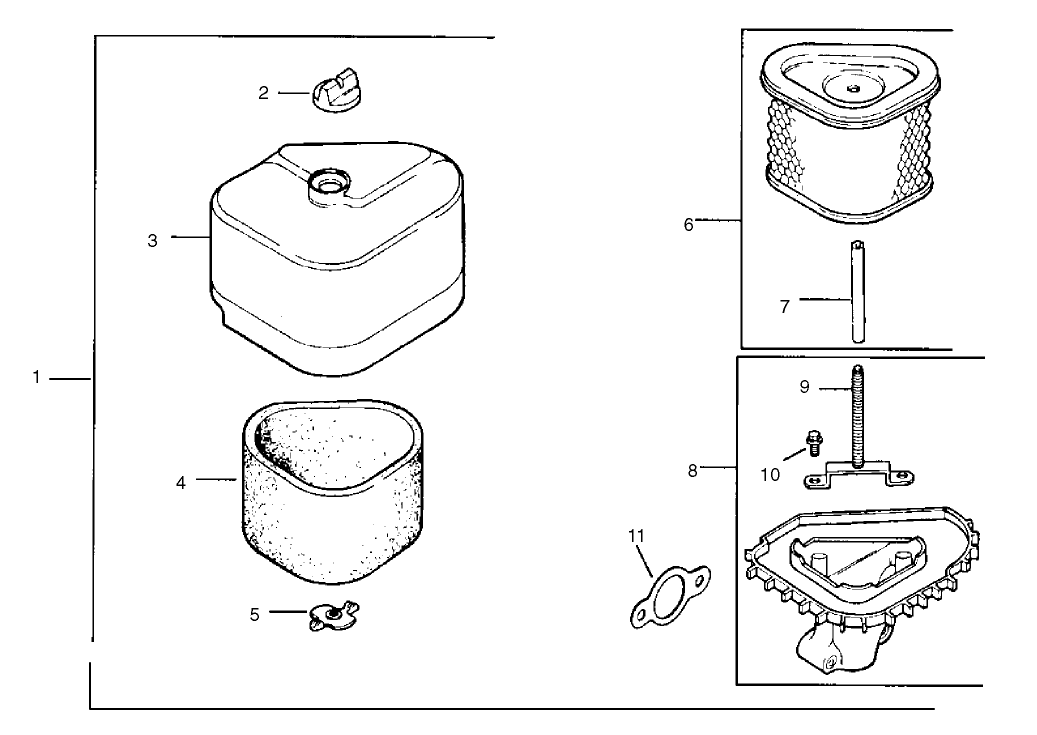 Air Cleaner Assembly Kohler CV15T-PS-41560