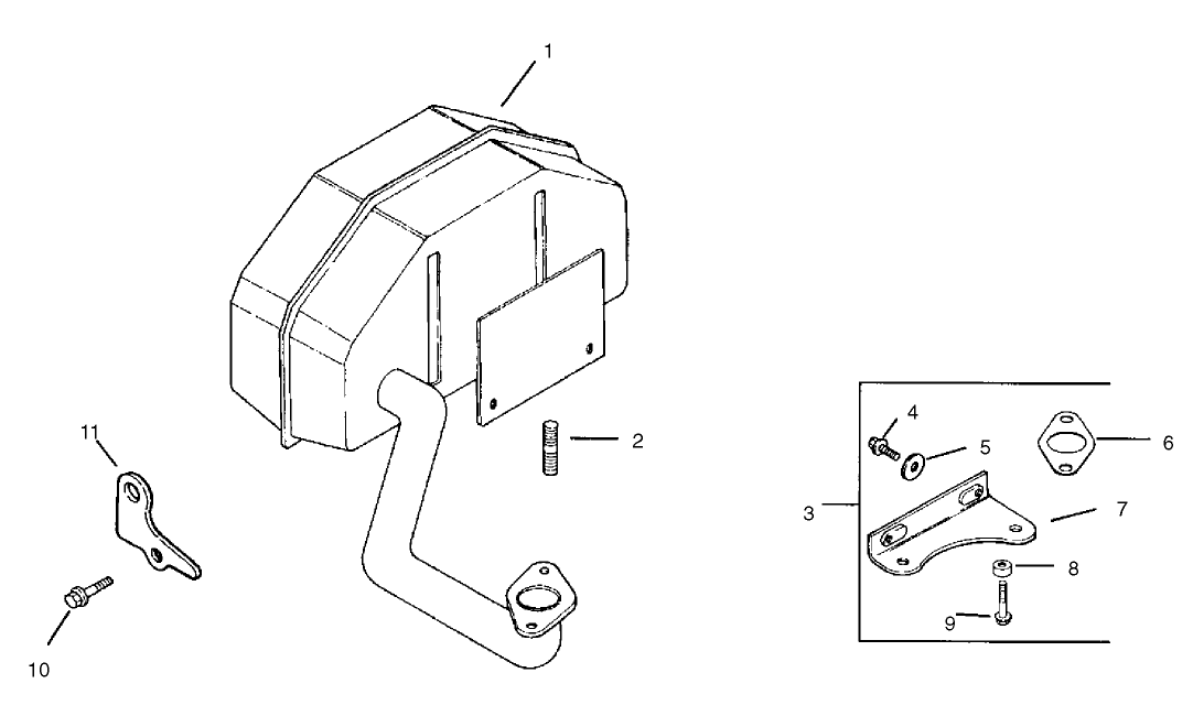 Exhaust Assembly Kohler CV15T-PS-41560