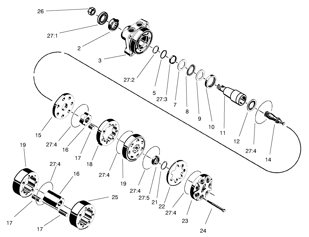 Hydraulic Motor Assembly No. 82-8230