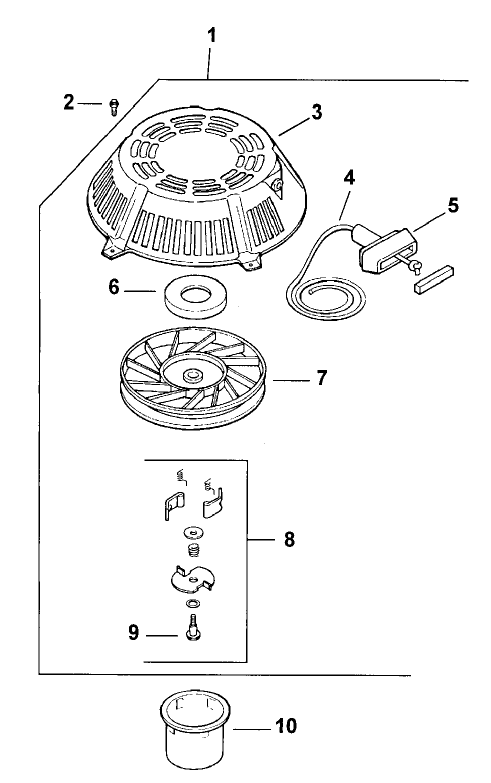 Starter System (Kohler CV13T-PS-21524)