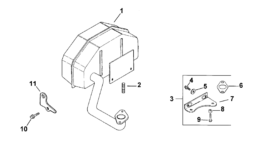Exhaust (Kohler CV13T-PS-21524)