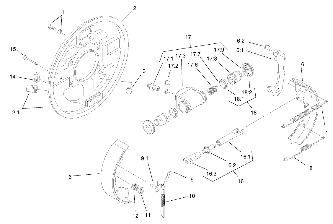 RH Front Brake Assembly No. 87-3010 (only on: 07211, 07212)