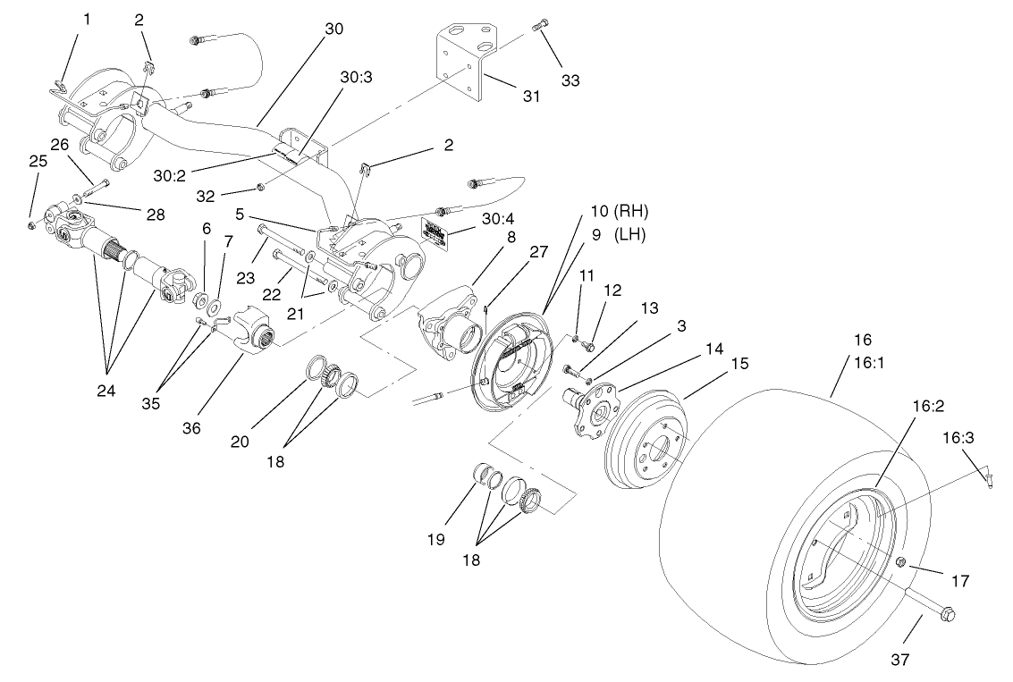 Rear Axle Assembly