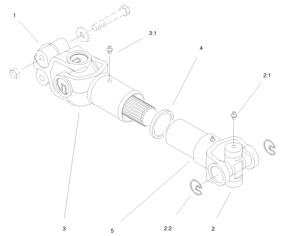 Driveshaft Assembly No. 98-2918