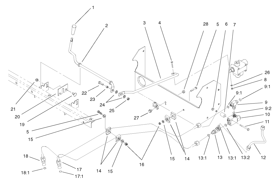 Lift Valve Linkage Assembly