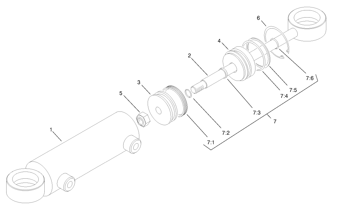 Hydraulic Cylinder Assembly No. 94-8141