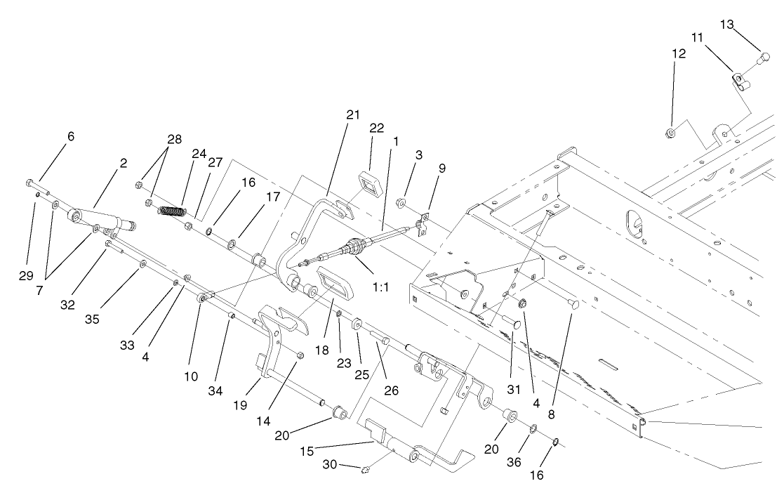 Traction Pedal Assembly