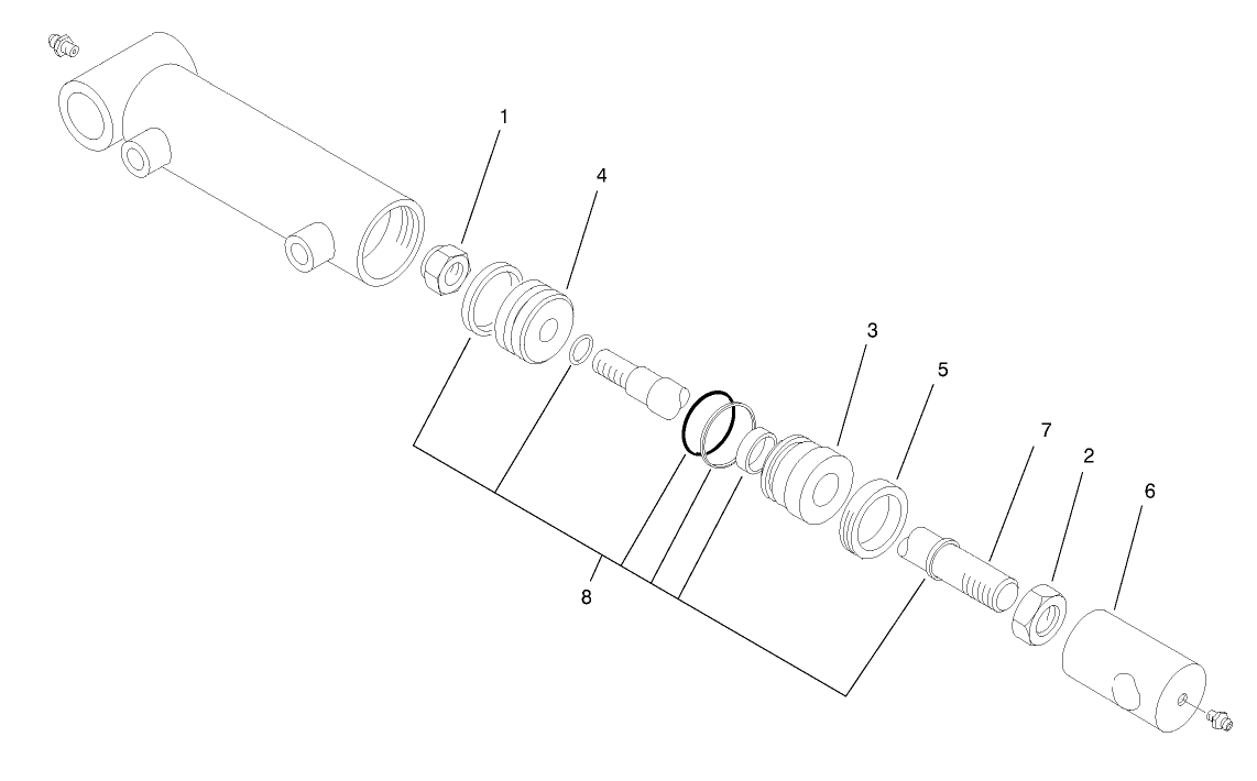Hydraulic Cylinder Assembly No. 95-8978