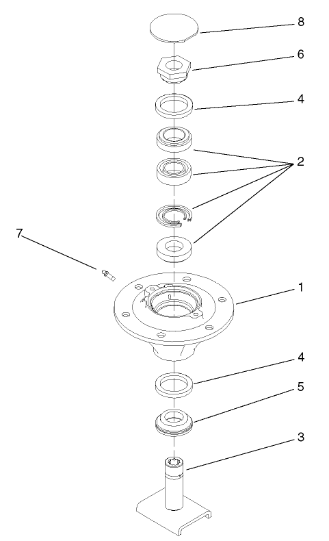 Spindle Assembly No. 100-5700 27in Rotary Cutting Unit