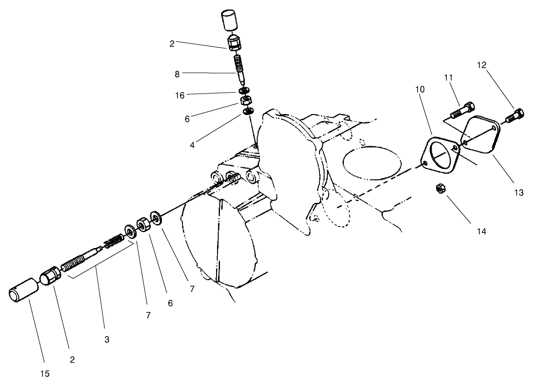 Engine Stop Lever Assembly