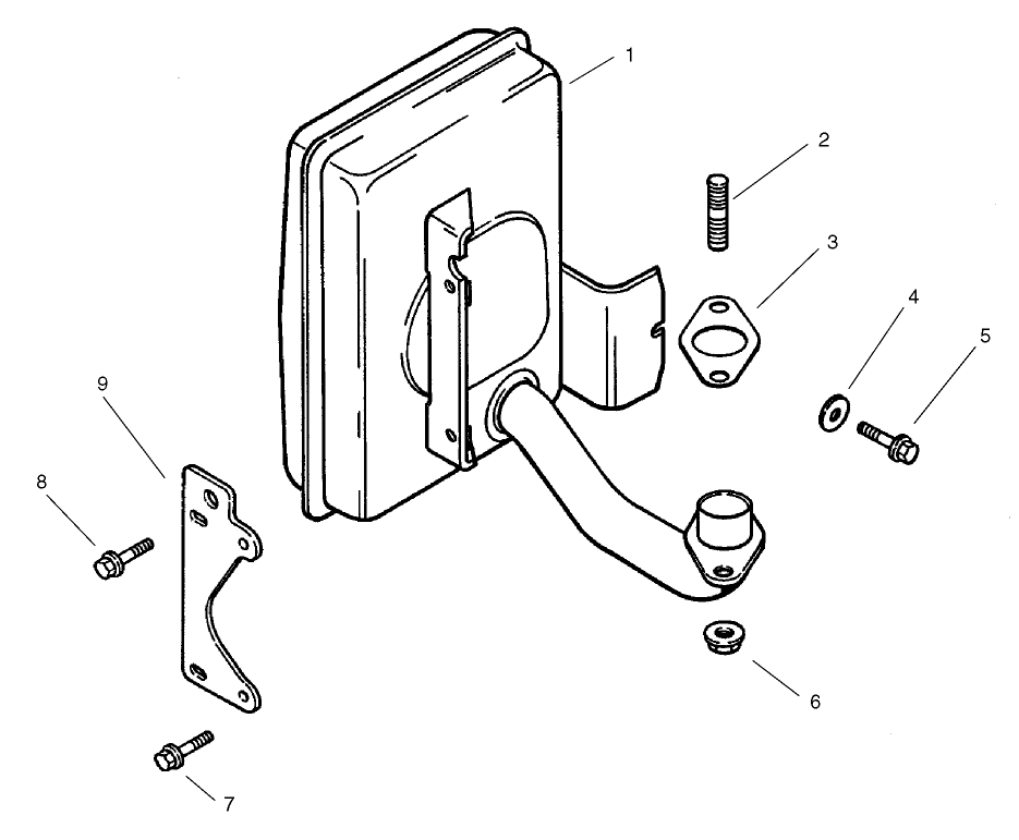 Exhaust Assembly  Kohler CV 490S-27503