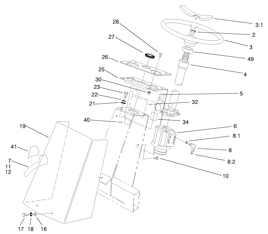 Steering Tower Assembly