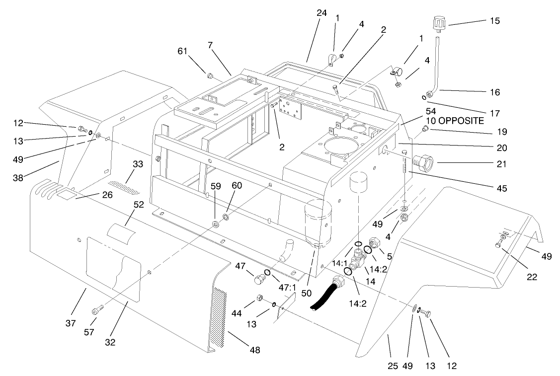 Fenders and Center Console Assembly