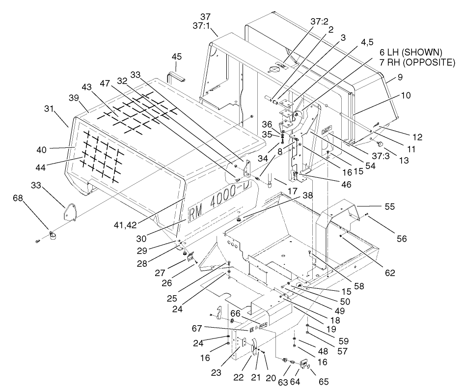 Front and Rear Canopy Assembly