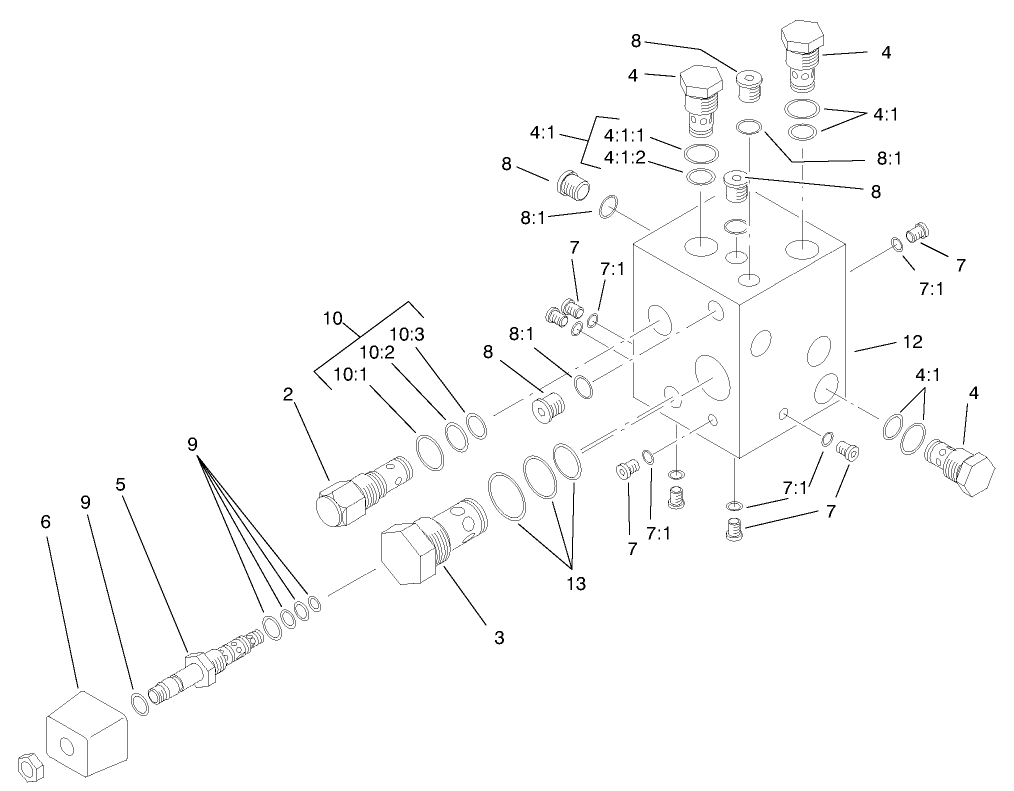 Hydraulic Manifold Assembly No. 92-2982