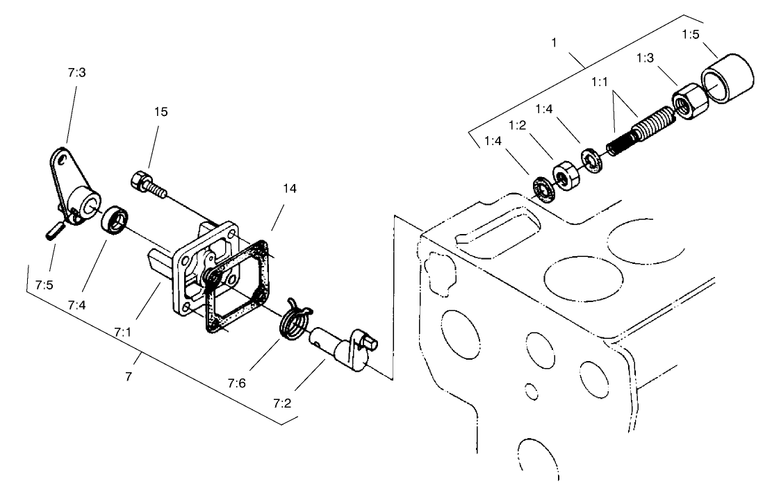 Engine Stop Lever Assembly