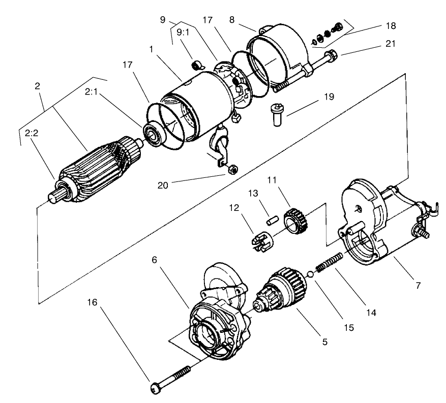 Starter Assembly No. 98-7734
