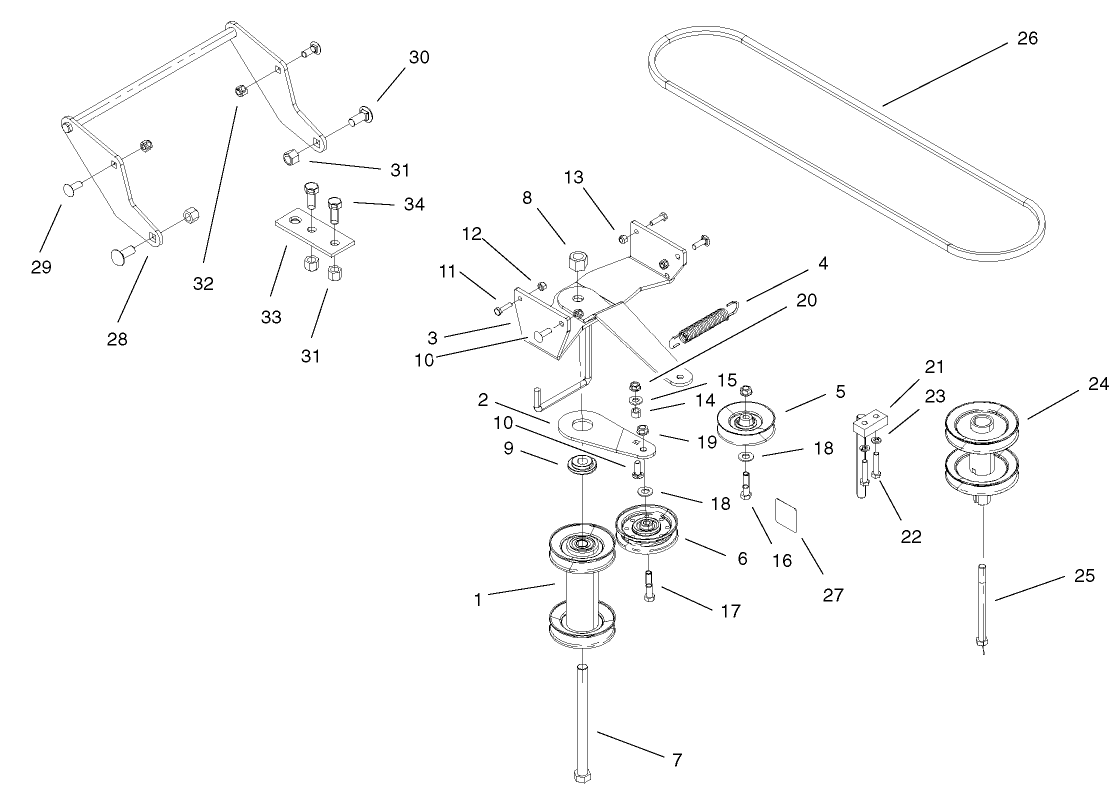 Hitch and Pulley Assembly