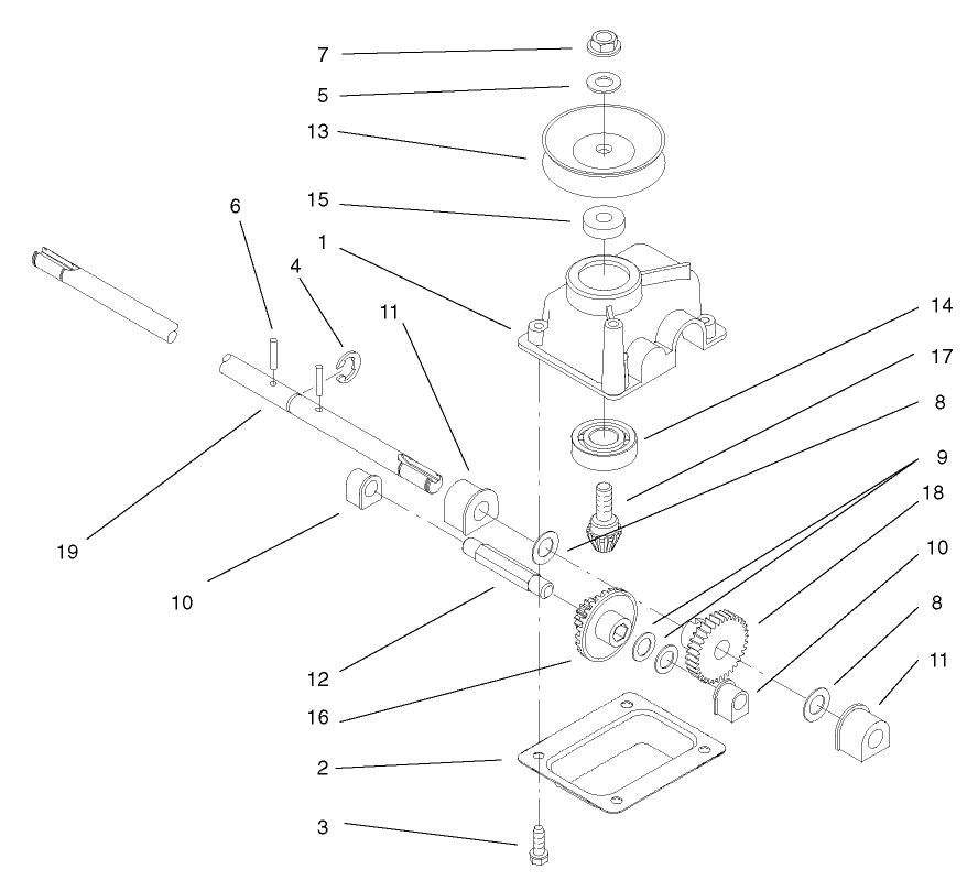 Gear Case Assembly No. 104-7671