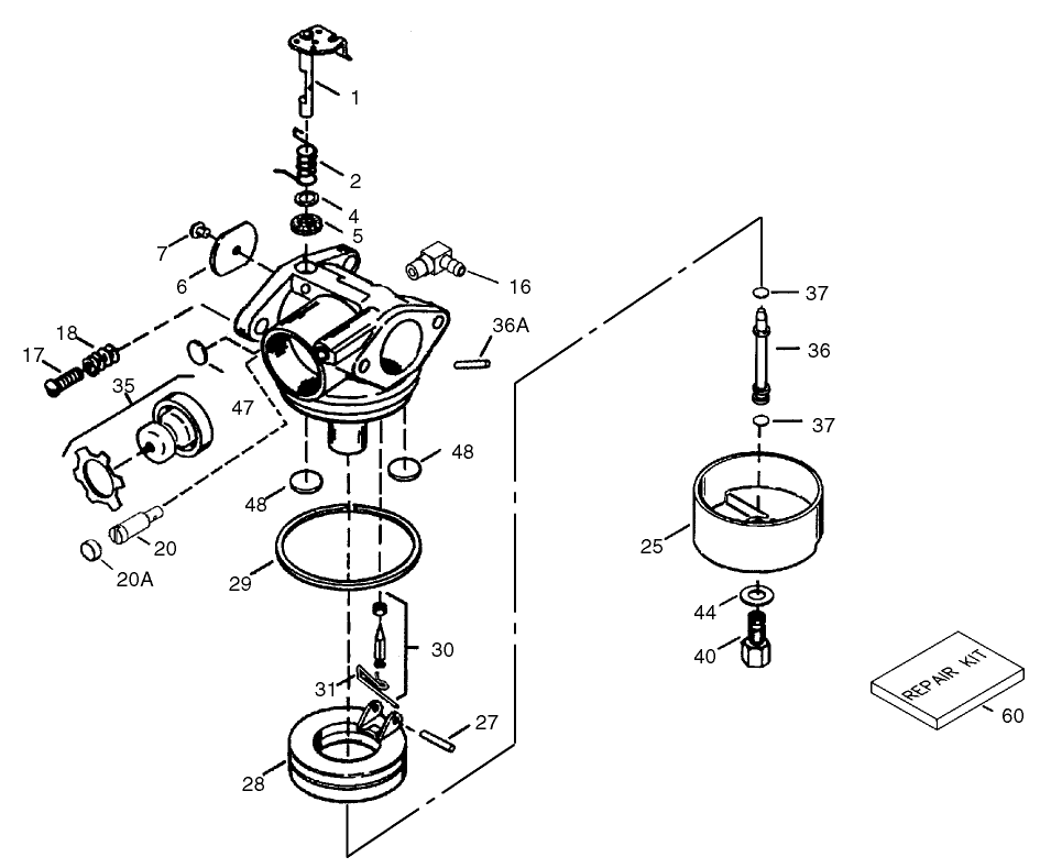 Carburetor Assembly No. 640303